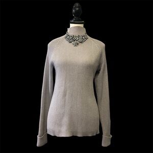 Studio works Silver sparkles sweater women